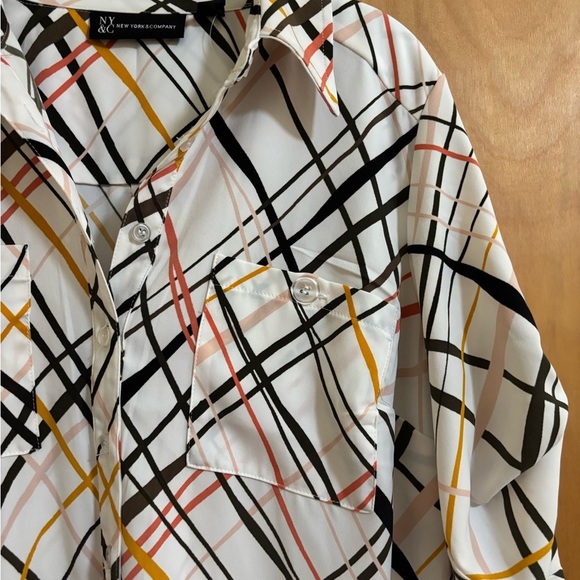 New York and Company Tshirt Dress Midi Medium NWT - Picture 6 of 11